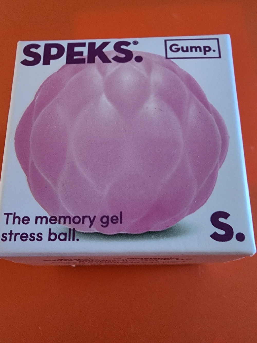 SPEKS Gump Pink Memory Gel Stress Ball - NEW